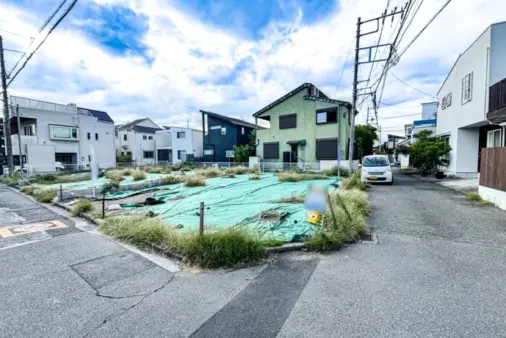 売地　鵠沼松が岡2丁目　日当たり良好の角地です！