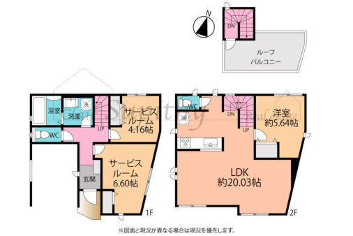 新築　東海岸北4丁目　2号棟 南向き横長リビング20帖超えの物件です！