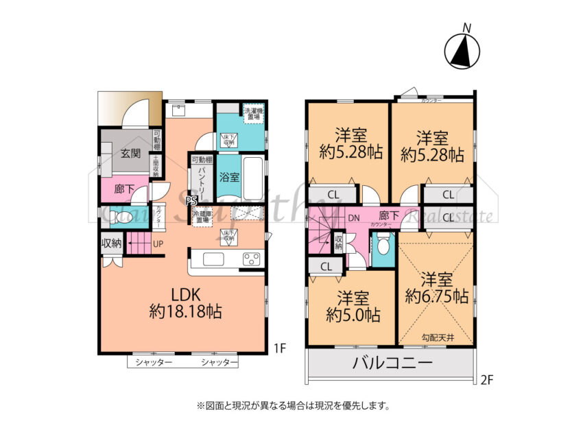 NEW新築　東海岸南6丁目2号棟　南側の広々したお庭！1階リビング日当たり良好！海まで徒歩7分！小学校まで徒歩4分　子育てに最適な環境です。