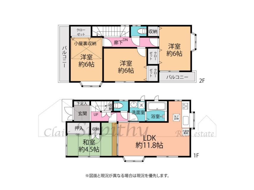 中古戸建　旭が丘　スーパー・ドラックストア・郵便局近く生活に便利な環境です！駐車2台可能